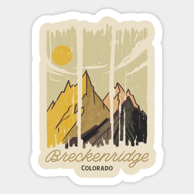 Breckenridge Colorado Sticker by Anv2